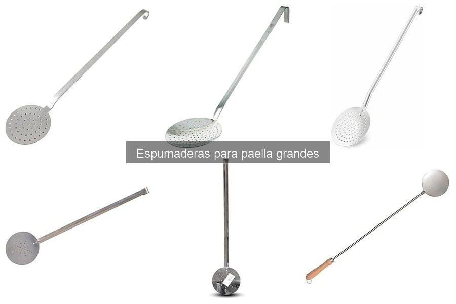 Mejores espumaderas grandes para paella en 2023