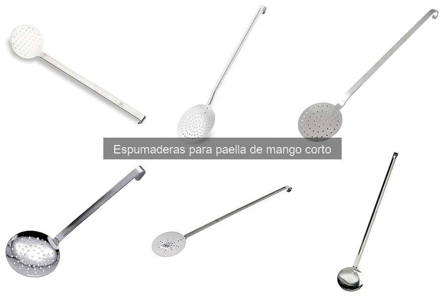 Mejores espumaderas para paella de mango corto en 2023