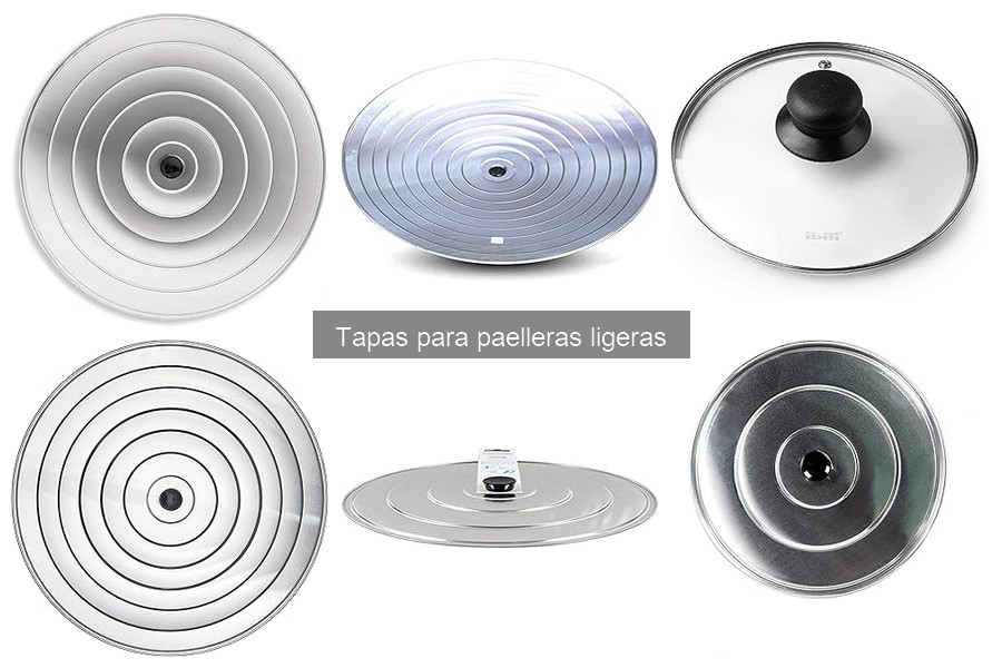 Mejores lugares para comprar tapas ligeras para paelleras