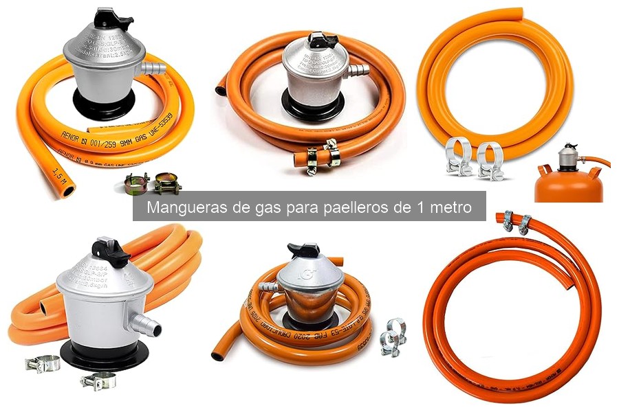 Mejores mangueras de gas para paelleros de 1 metro