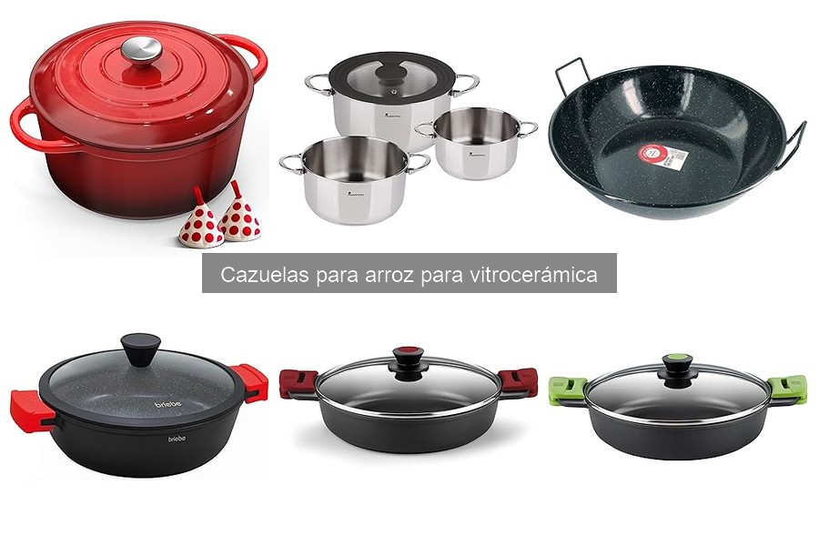 Mejores marcas de cazuelas para arroz en vitrocerámica