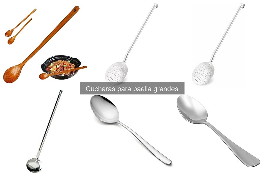 Mejores marcas de cucharas grandes para paella en 2023