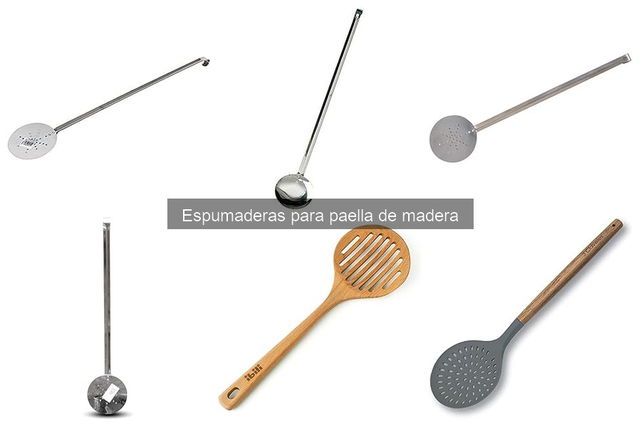 Mejores marcas de espumaderas de madera para paella