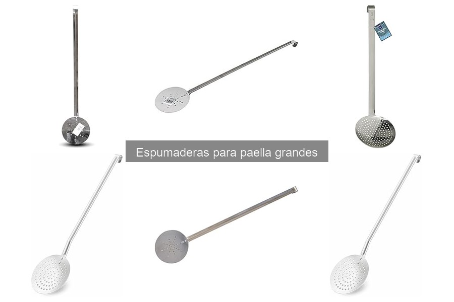 Mejores marcas de espumaderas para paella grandes