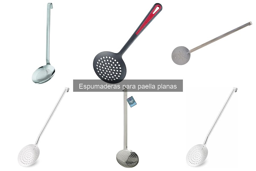 Mejores marcas de espumaderas planas para paella en 2023