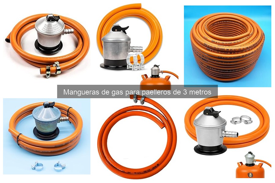 Mejores marcas de mangueras de gas para paelleros (3 m)