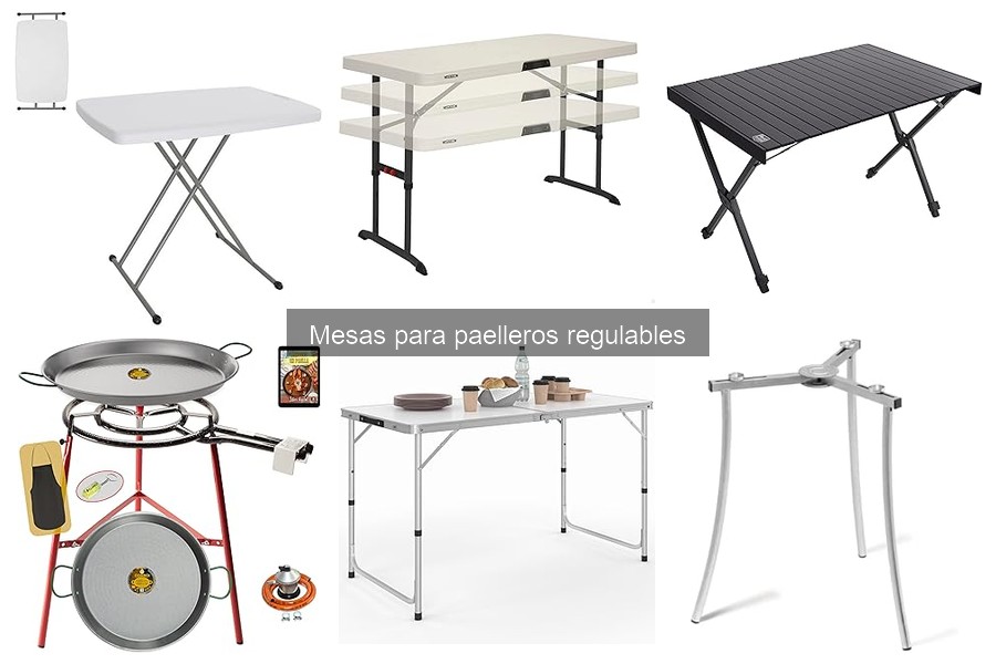 Mejores marcas de mesas para paelleros regulables