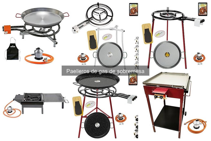 Mejores marcas de paelleros de gas de sobremesa