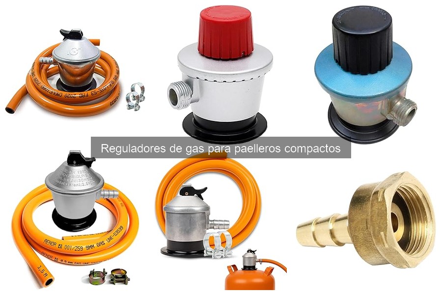 Mejores marcas de reguladores de gas para paelleros compactos