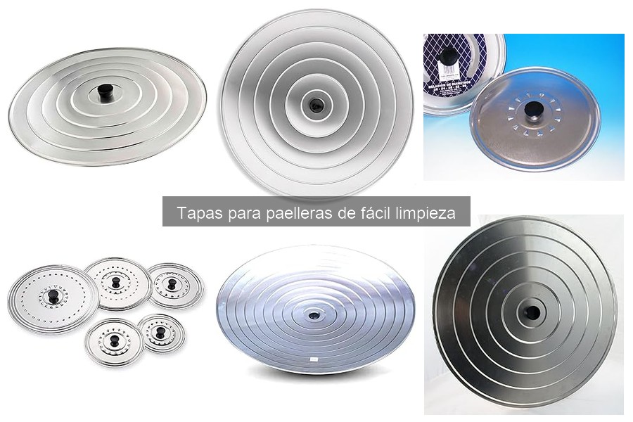 Mejores marcas de tapas para paelleras fáciles de limpiar
