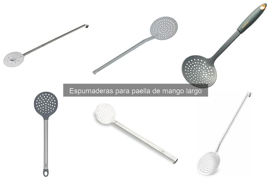 Mejores materiales para espumaderas de mango largo