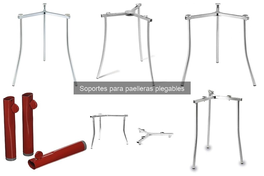 Mejores materiales para soportes de paelleras plegables