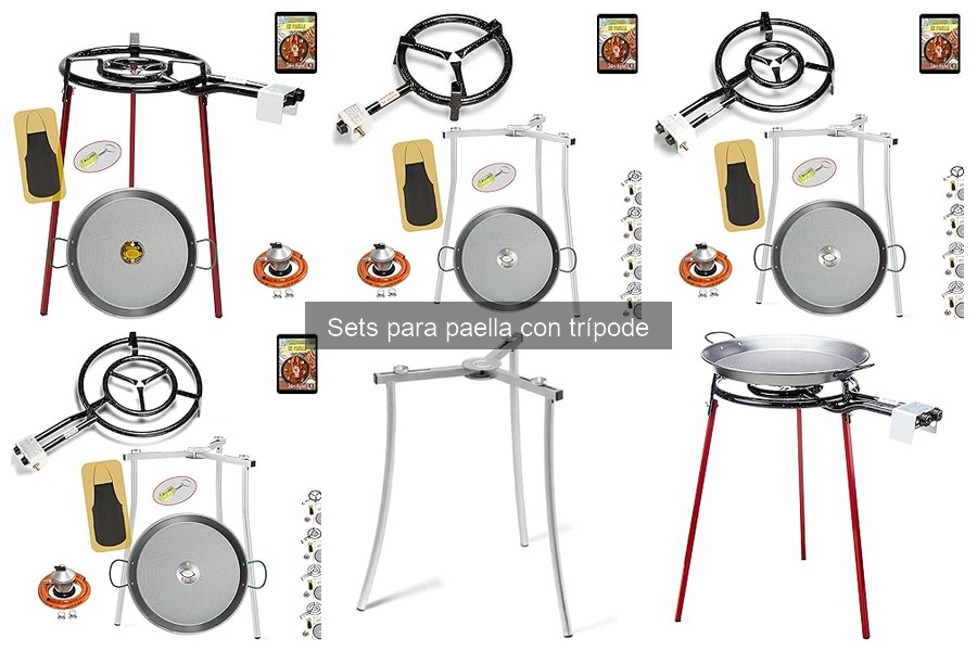 Mejores materiales para trípodes de paella: ventajas y desventajas