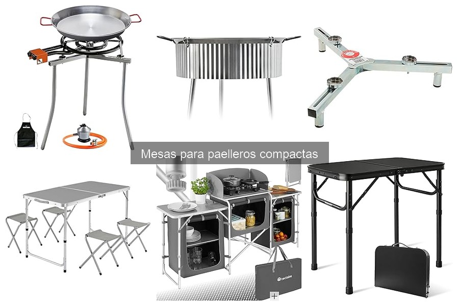 Mejores mesas para paelleros compactas en 2023