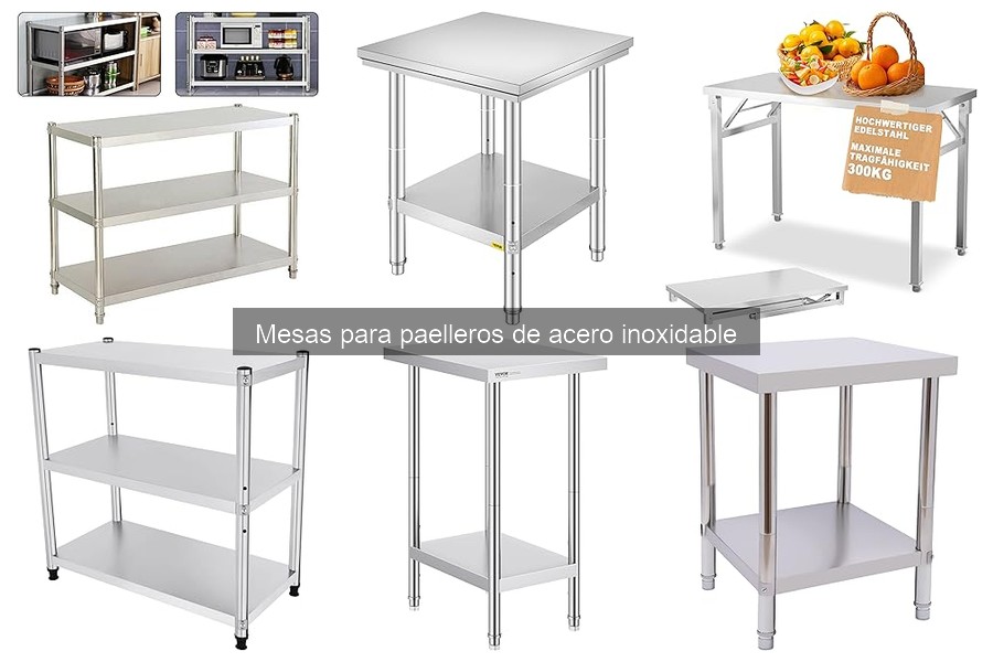 Mejores mesas para paelleros de acero inoxidable para exterior