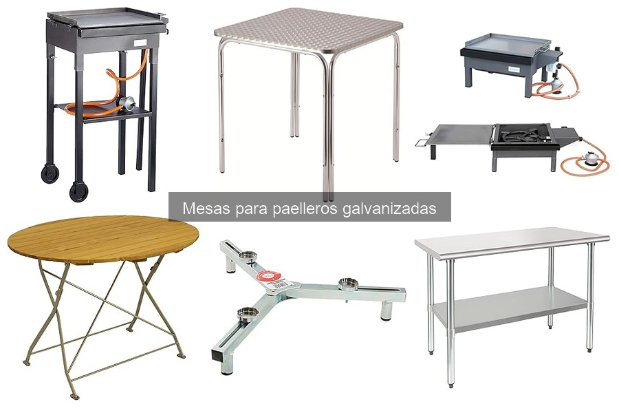 Mejores mesas para paelleros galvanizadas en 2023