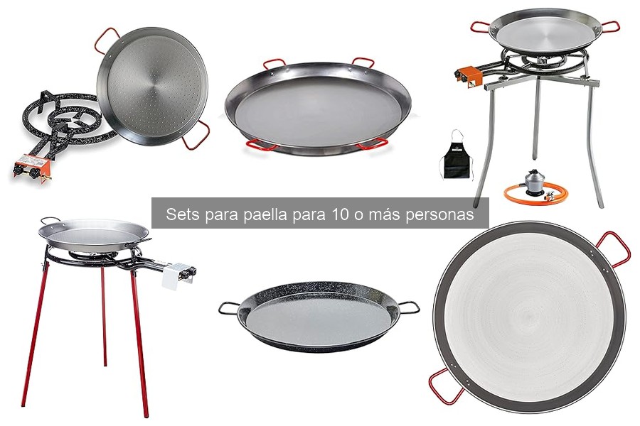 Mejores ofertas en sets de paella grandes para 10 personas