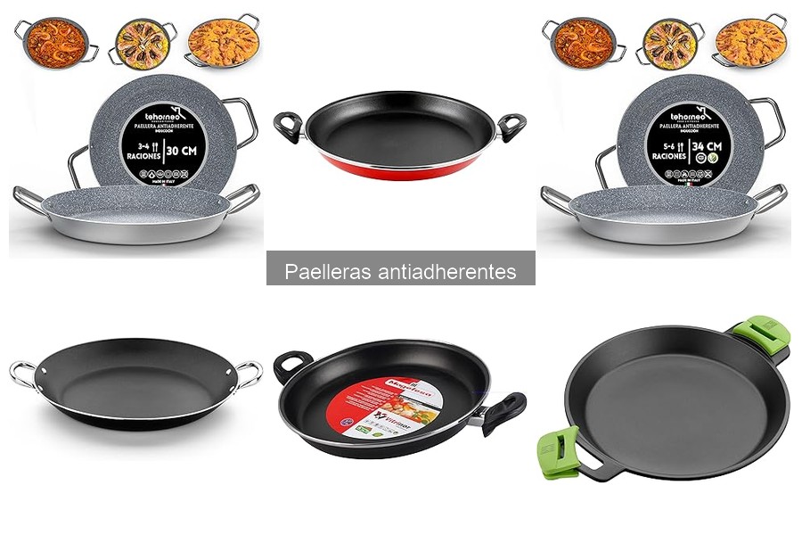 Mejores ofertas y descuentos en paelleras antiadherentes