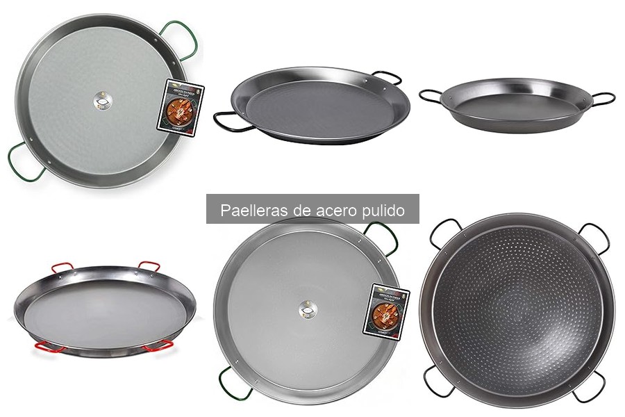 Mejores paelleras de acero pulido en 2023: comparación