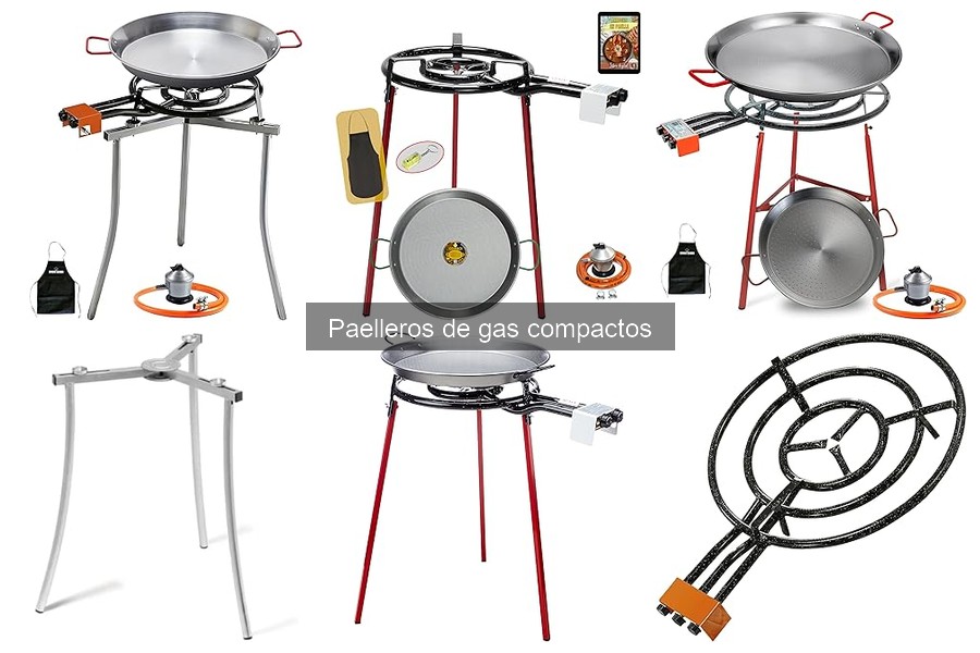 Mejores paelleros de gas compactos para familias en 2023