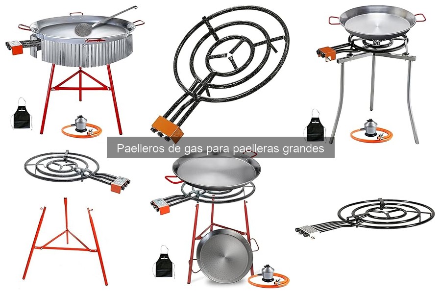 Mejores paelleros de gas para paelleras grandes en 2023