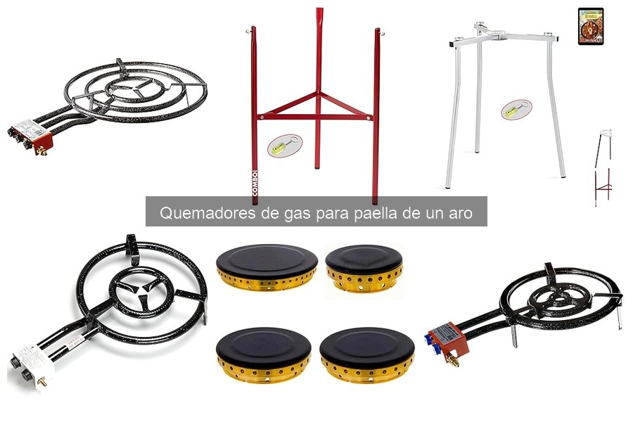 Mejores quemadores de gas de un aro para paella: guía de compra