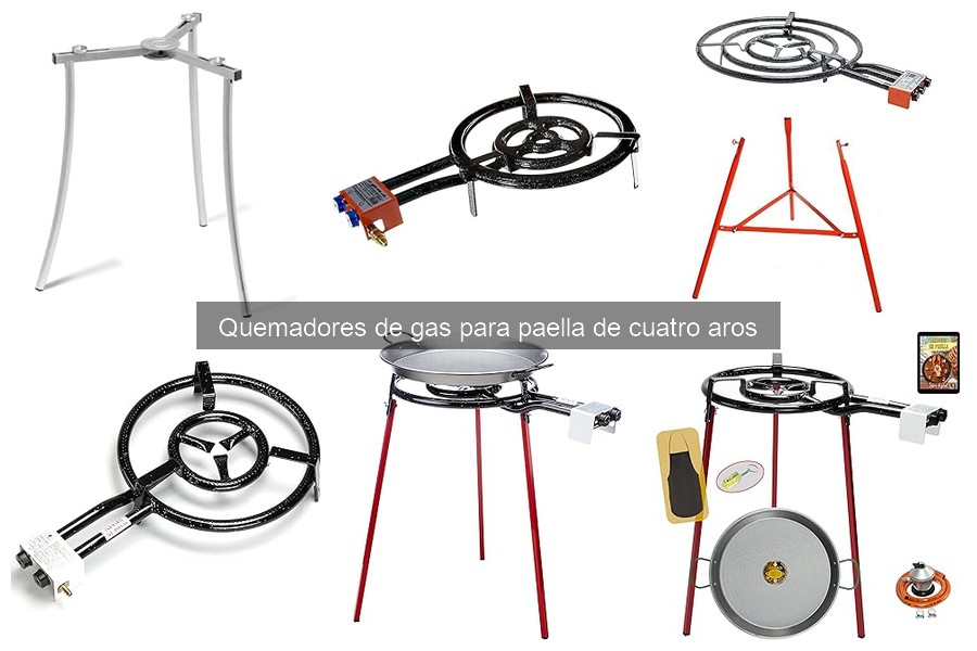 Mejores quemadores de gas para paella de cuatro aros