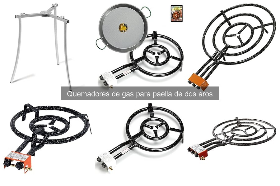 Mejores quemadores de gas para paella de dos aros