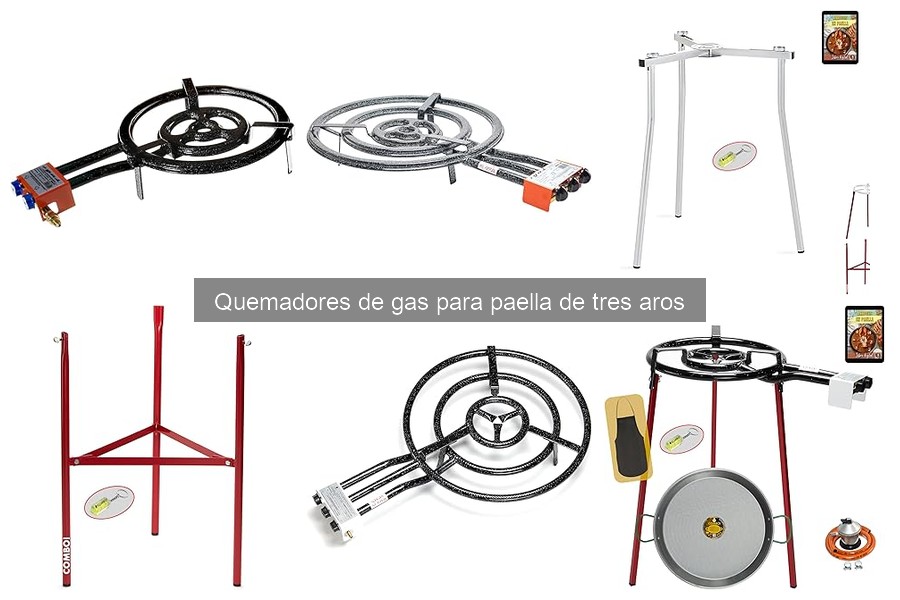 Mejores quemadores de gas para paella de tres aros
