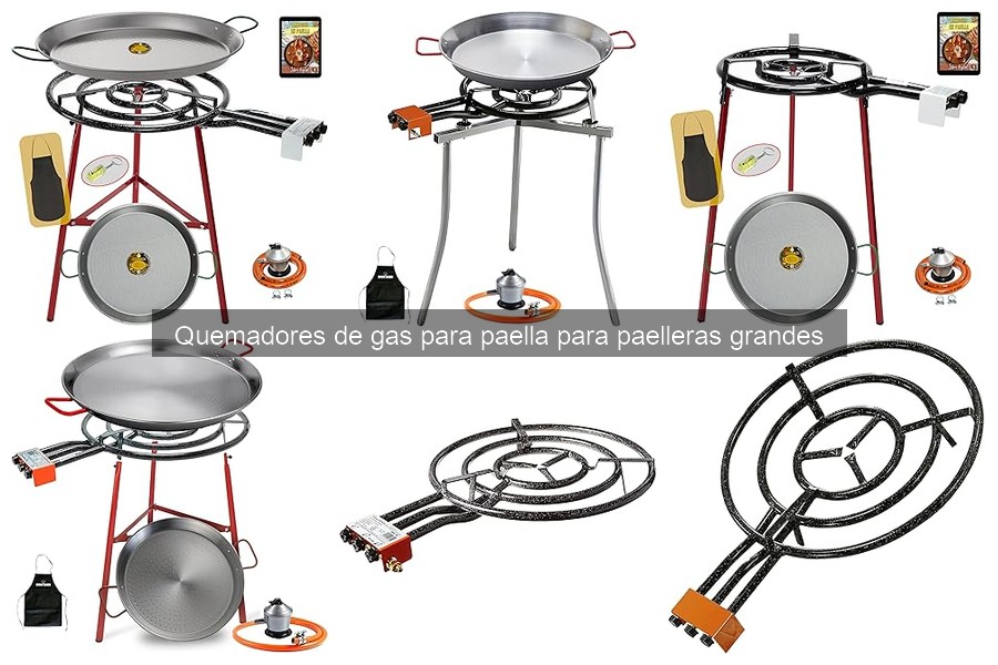 Mejores quemadores de gas para paelleras grandes en 2023