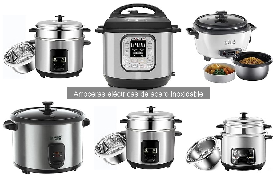 Mejores recetas para arroceras eléctricas de acero inoxidable