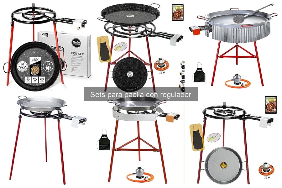 Mejores sets para paella con regulador en 2023