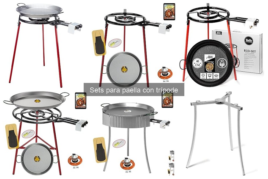 Mejores sets para paella con trípode en 2023