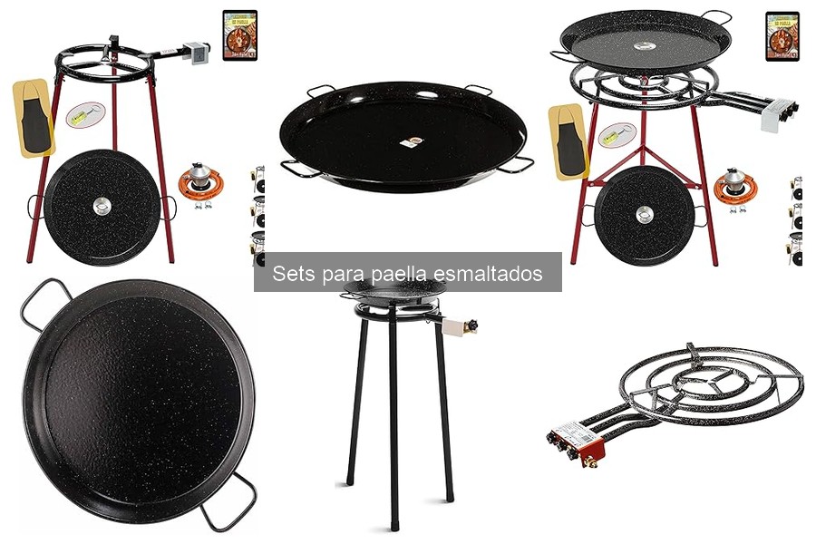 Mejores sets para paella esmaltados de 2023: comparativa y tips