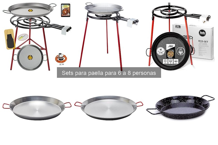 Mejores sets para paella para 6 a 8 personas en 2023