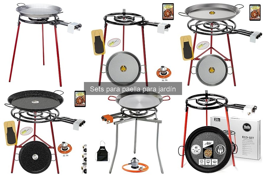 Mejores sets para paella para jardín: guía de compra