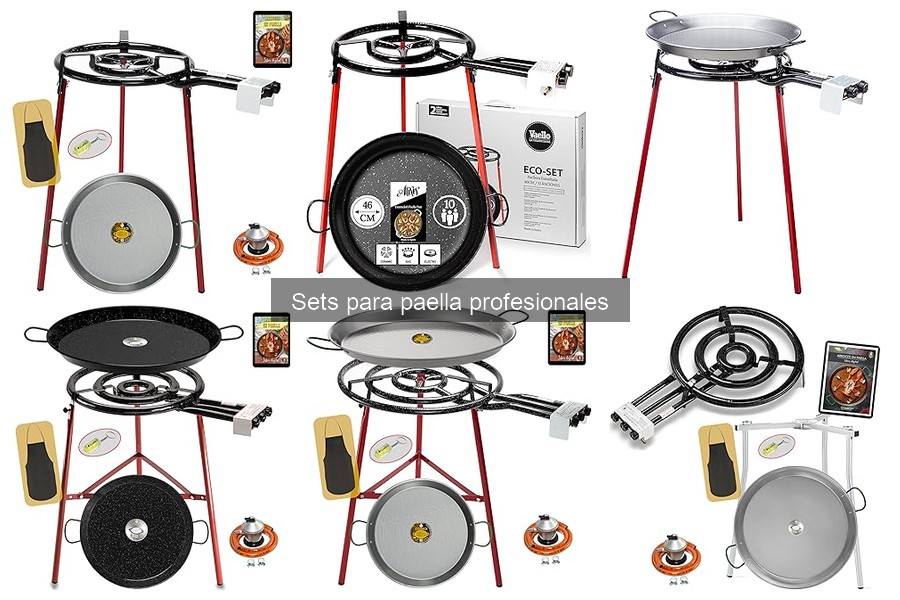 Mejores sets para paella profesionales: comparación y precios