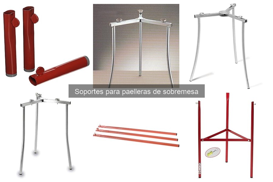 Mejores soportes para paelleras de sobremesa en 2023