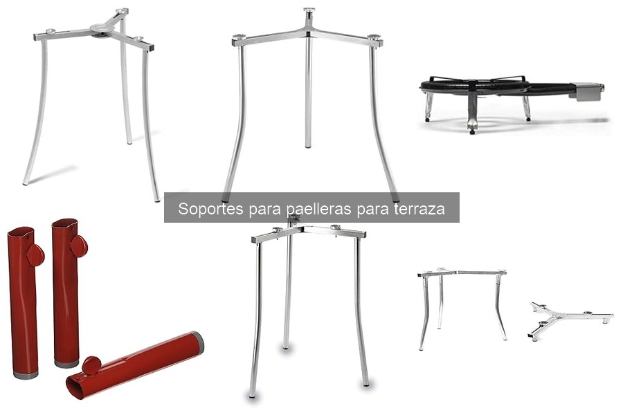 Mejores soportes para paelleras en terrazas pequeñas