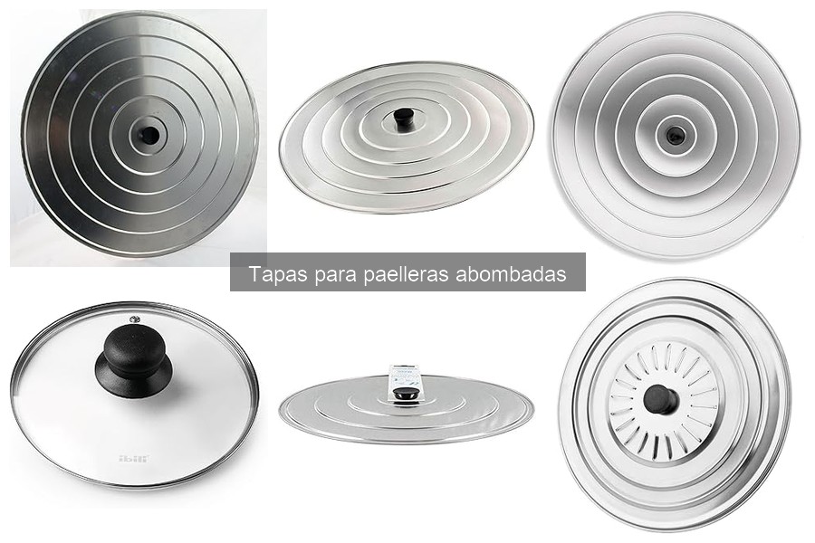 Mejores tapas para paelleras abombadas: comparativa 2023