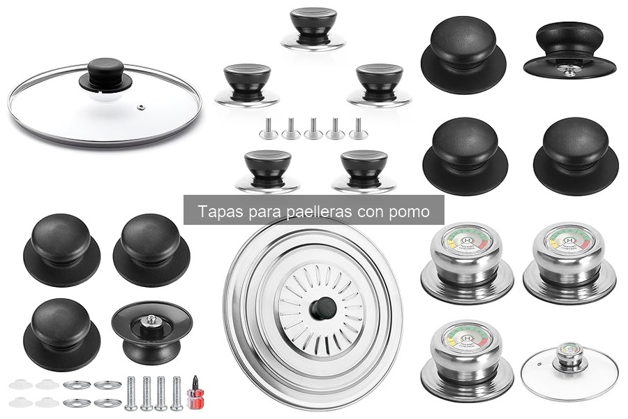 Mejores tapas para paelleras con pomo: calidad y precio