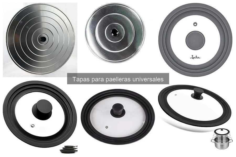 Mejores tapas para paelleras universales en Amazon