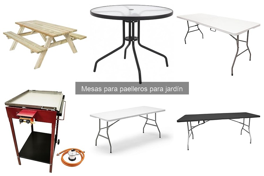 Mejores tiendas para comprar mesas para paelleros de calidad