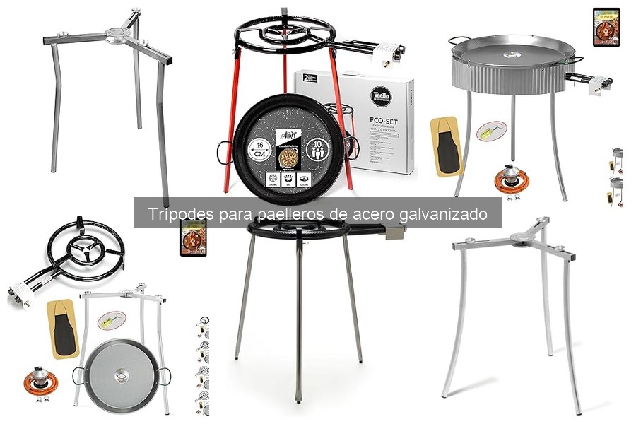 Mejores trípodes para paelleros de acero galvanizado 2024