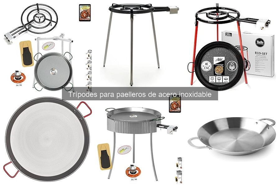 Mejores trípodes para paelleros de acero inoxidable 2023