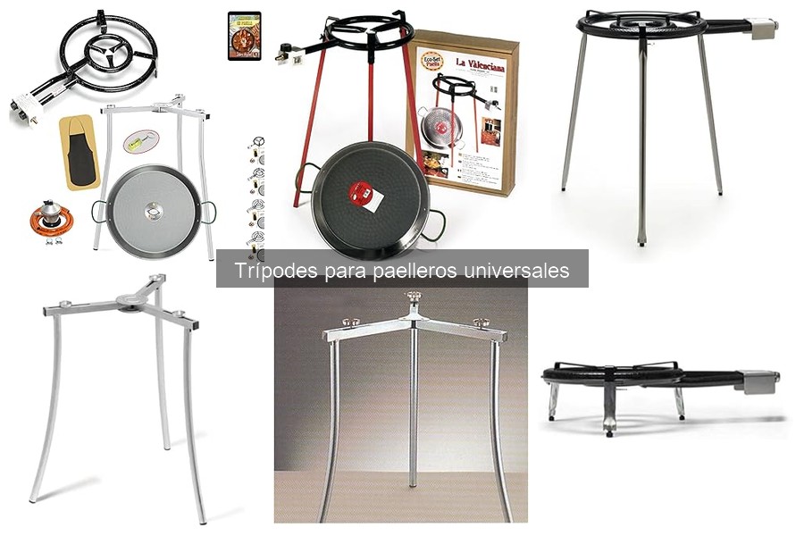 Mejores trípodes para paelleros: exteriores e interiores