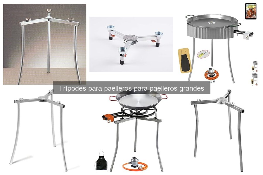 Mejores trípodes para paelleros grandes: comparativa 2023