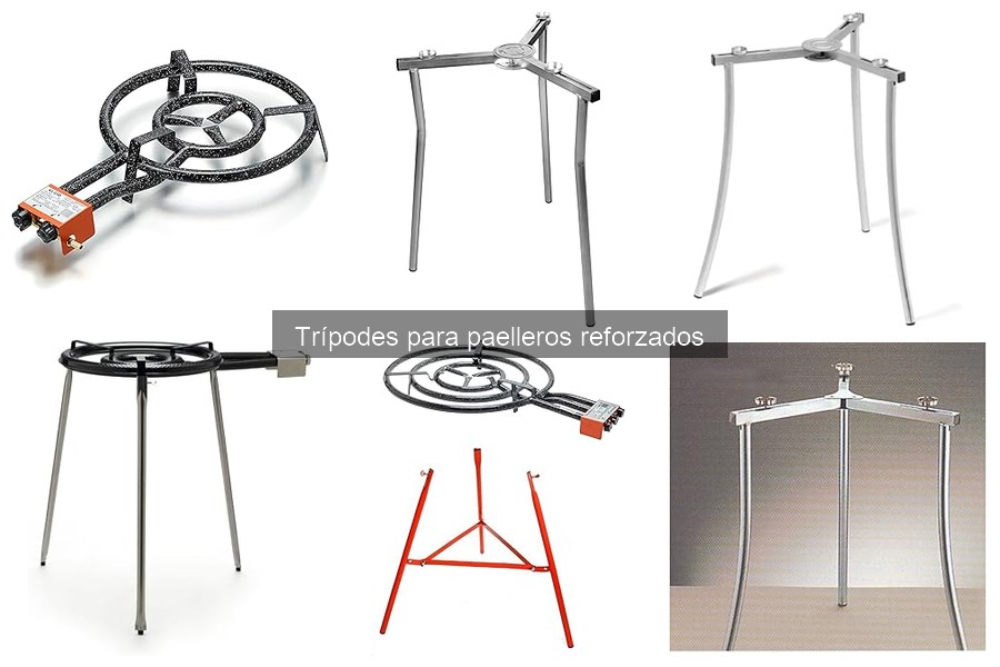 Mejores trípodes para paelleros reforzados para principiantes