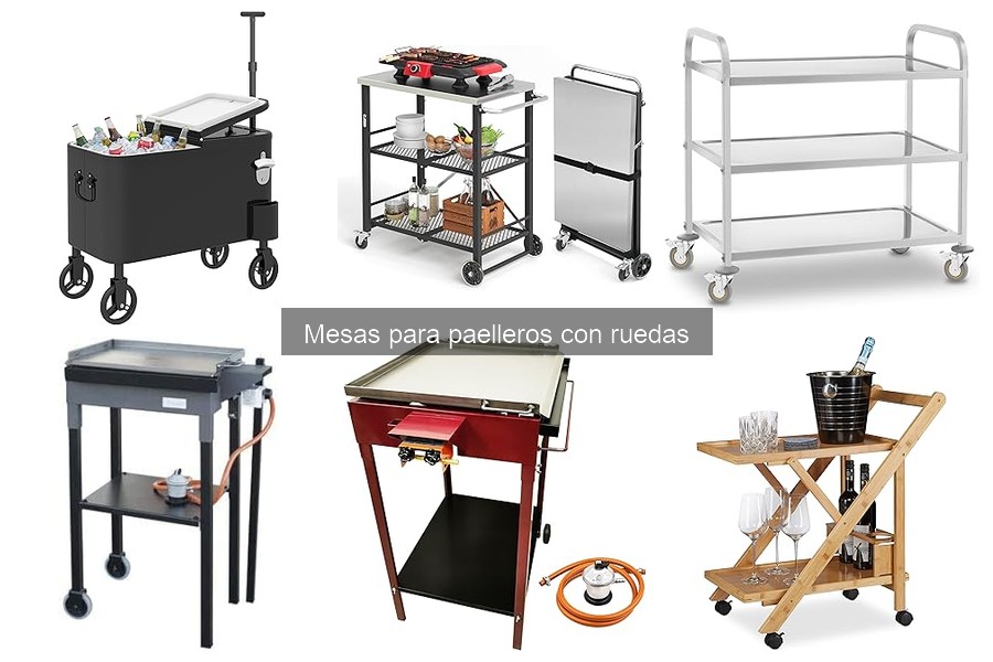Mesas para Paelleros con Ruedas: ¿Son Idóneas para Espacios Exteriores?