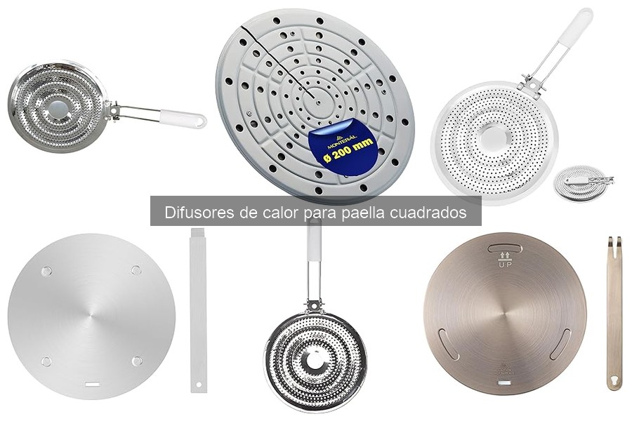 Ofertas de difusores de calor para paellas cuadradas